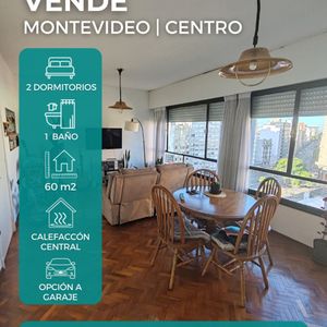 Amplio Apartamento De 2 Dormitorios Con Vistas Panorámicas En El Centro De Montevideo - Con Opción A Garaje
