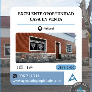 Casa En Venta En Peñarol
