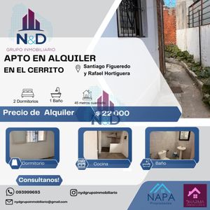 Alquiler Apartamen En El Cerrito A Una Cuadra De Propios Y Av Gral San Martin