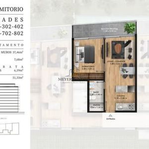 Venta De Apartamento 1 Dormitorio En See Bosque, Punta Del Este