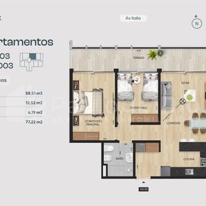 Venta Apto 2 Dormitorios Orientado Al Sol Con Gran Terraza