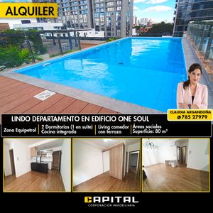 Alquilo En Equipetrol Dpto 2 Dormitorios