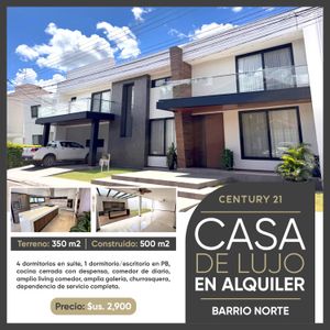 Casa En Alquiler De 4 Dormitorios En Cond. Barrio Norte