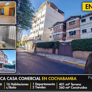 Céntrica Casa Comercial En Venta En Muyurina, Cochabamba