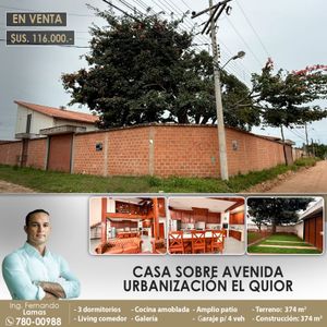 Casa En Venta Urbanizacion El Quior