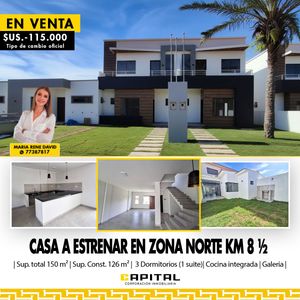Casa A Estrenar En Venta – Zona Norte