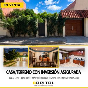 ???? Terreno En Venta Con Casa Excelente Inversión ????