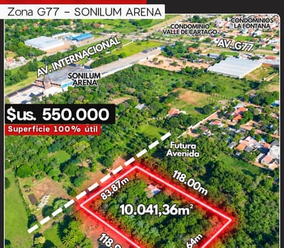 ???? Terreno Comercial - Industrial | Zona G77 - Sonilum Arena