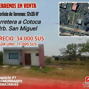  Dos Terrenos En Venta – Zona Este 