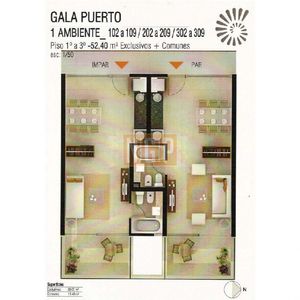 Apartamento En Peninsula, Monoambiente