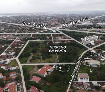 En Venta | Terreno En Esquina | Sobre Avenida Clara Cuta