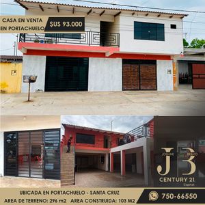 Casa En Venta - Portachuelo - Santa Cruz  Zona Comercial