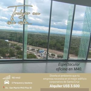 Oficina En Alquiler - Equipetrol (manzana 40)