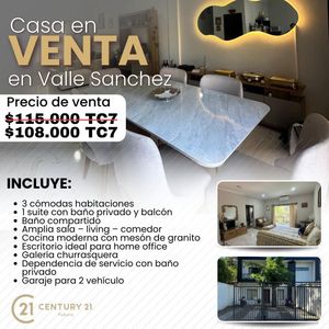 Casa En Venta En Valle Sanchez
