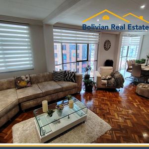  Excelente Y Soleado Departamento Amoblado En Alquiler – Calacoto 