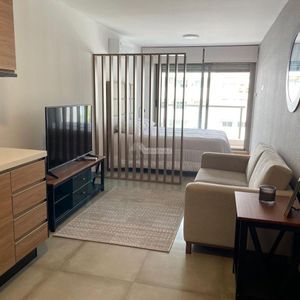 Alquiler Apartamento Monoambiente Pocitos  Chucarro Y Av. Brasil, Ed. Vicenz Con Terraza