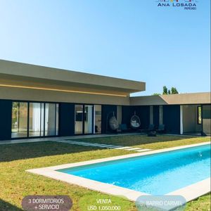 Venta Casa Barrio Carmel 3 Dorm Y Parque Con Piscina