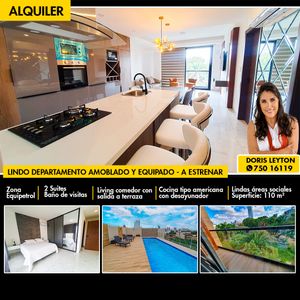 Departamento Amoblado De Lujo De 2 Suites En Equipetrol