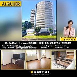 Alquilo Departamento Amoblado Av Paragua