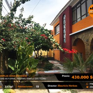 Amplia Casa Con Garzoniers Y Habitaciones Rentables Cerca Templo San Pedro