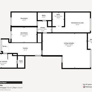 Alquiler De Apartamento De 3 Dormitorios + Servicio En Pocitos / Punta Carretas