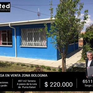 En Venta Casa Con Grande Terreno Bolognia
