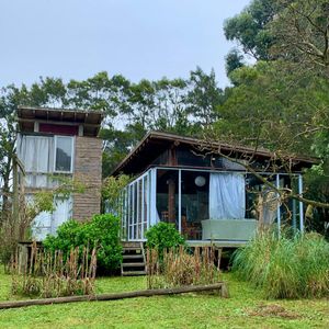 Casa De Vidrio 6 Personas Con Posibilidad De Cabaña Anexa Completa