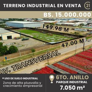 Terreno Industrial En Venta 