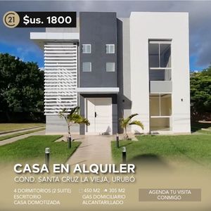 Casa Nueva En Alquiler De 4 Dormitorios En Santa Cruz La Vieja