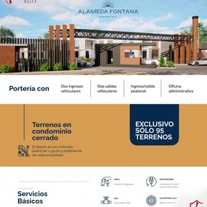 Terreno En Venta En Cond. Cerrado Zona Norte