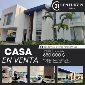 Casa De Lujo En Venta - Colinas Paraiso / Urubo