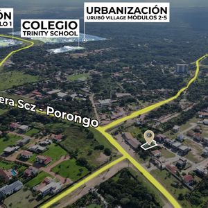 Terreno En Venta En Urubo A 7 Minutos Del Puente