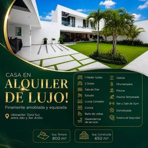 Casa De Lujo En Aqluiler - La Barranca