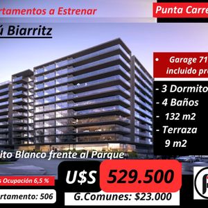 Exclusivo Bilú Biarritz: Lujosos Apartamentos De 1 A 4 Dormitorios Con 3 Dorm. Y 4 Baños Disponibles - ¡vive La Experiencia Premium!
