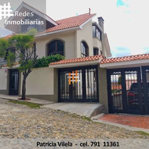 Hermosa Residencia En Venta Auquisamaña 