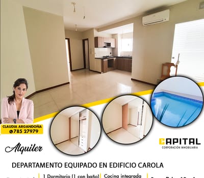 Alquilo Zona Sur Dpto De 1 Dormitorio