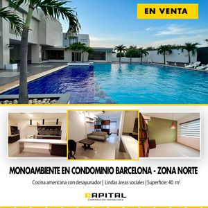 Monoambiente En Venta – En Condominio Barcelona - Zona Norte 