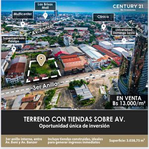 Terreno Comercial En Venta - Zona Norte