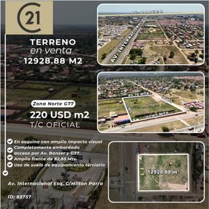 Terreno En Venta En Zona Norte