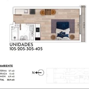 Exclusivo Venta Apartamento Malvin Monoambiente Terraza Amenities