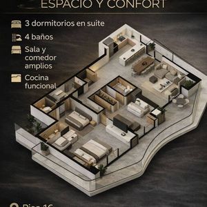 3 Dormitorios, Edficio Impera Forest 