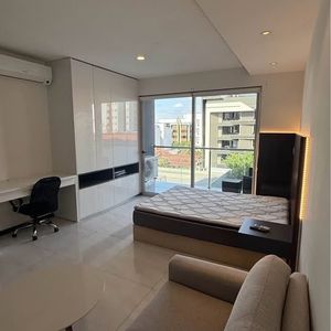 Monoambiente Amoblado En Alquiler En El Condominio Zenit (equipetrol)