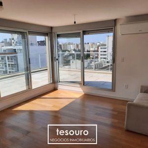 Alquiler Monoambiente Penthouse Con Gran Terraza En Pocitos Nuevo