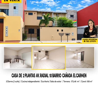 Vendo Casa Radial 10 Zona Sur