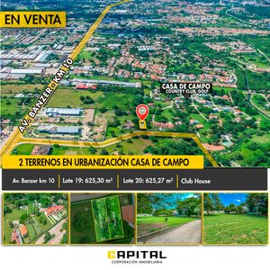 Vendo Terrenos En Casa De Campo