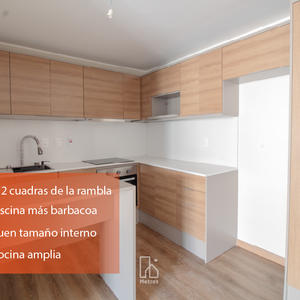 Venta Apartamento 1 Dormitorio Pocitos - Gran Terraza + Semi Equipado