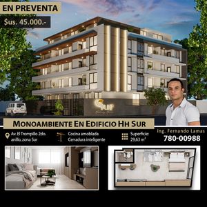 Preventa De Monoambiente Zona Sur