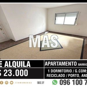 Apartamento Alquiler Reducto Montevideo Imas.uy A