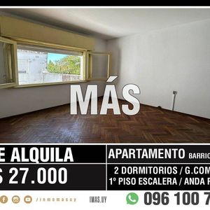 Apartamento Alquiler Bella Vista Montevideo Imas.uy R