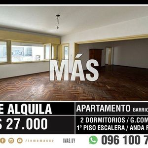 Apartamento Alquiler Reducto Montevideo Imas.uy R